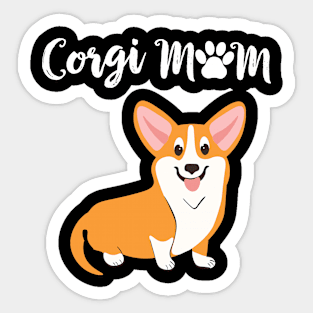 Corgi Mom (258) Sticker